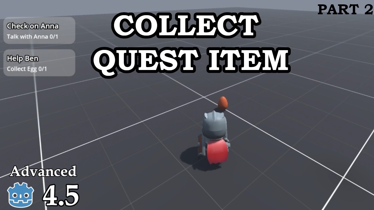 How to finish and submit quests - Quest System Part 2 - Learn Godot 4 ...
