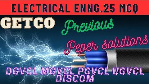 JE Electrical Engineer#DGVCL#UGVCL#MGVCL#PGVCL#GETCO#Electrical pepper solutions#