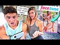 I PHOTOSHOPPED MY INSTAGRAM PICTURES TO SEE HOW MY BOYFRIEND WOULD REACT!