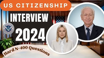 US Citizenship Interview and Test 2024 | N400 Naturalization Interview with Senior Applicant