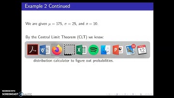 Central Limit Theorem, Part 2