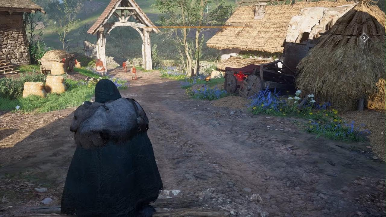 D**K SHOT SANCTA MARIA’S ABBEY ASSASSIN’S CREED VALHALLA DAY 3.920 FALL - LOG -  MAS