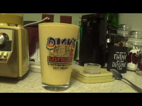 Making A Orange Cream Alcoholic Ice Drink