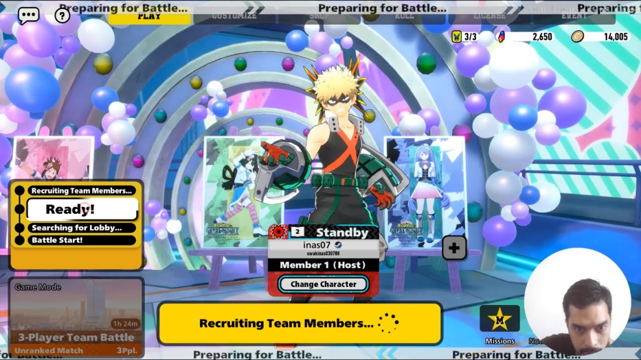 My Hero ULTRA RUMBLE-S11-2025 (steam F2P/Online)-p03-Katsuki Bakugo RTX3050