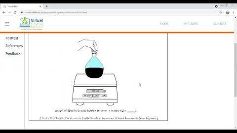 SPECIFIC GRAVITY OF BITUMEN