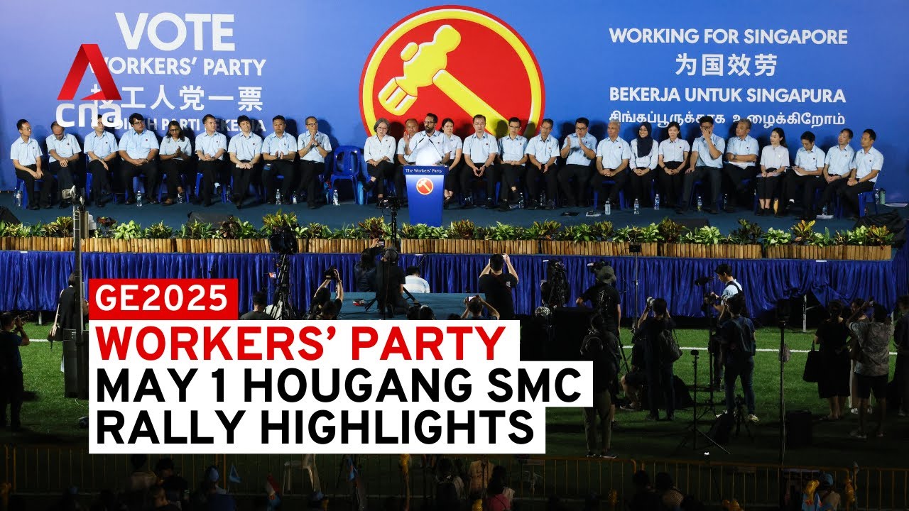 GE2025: Workers' Party rally for Hougang SMC, May 1| Highlights