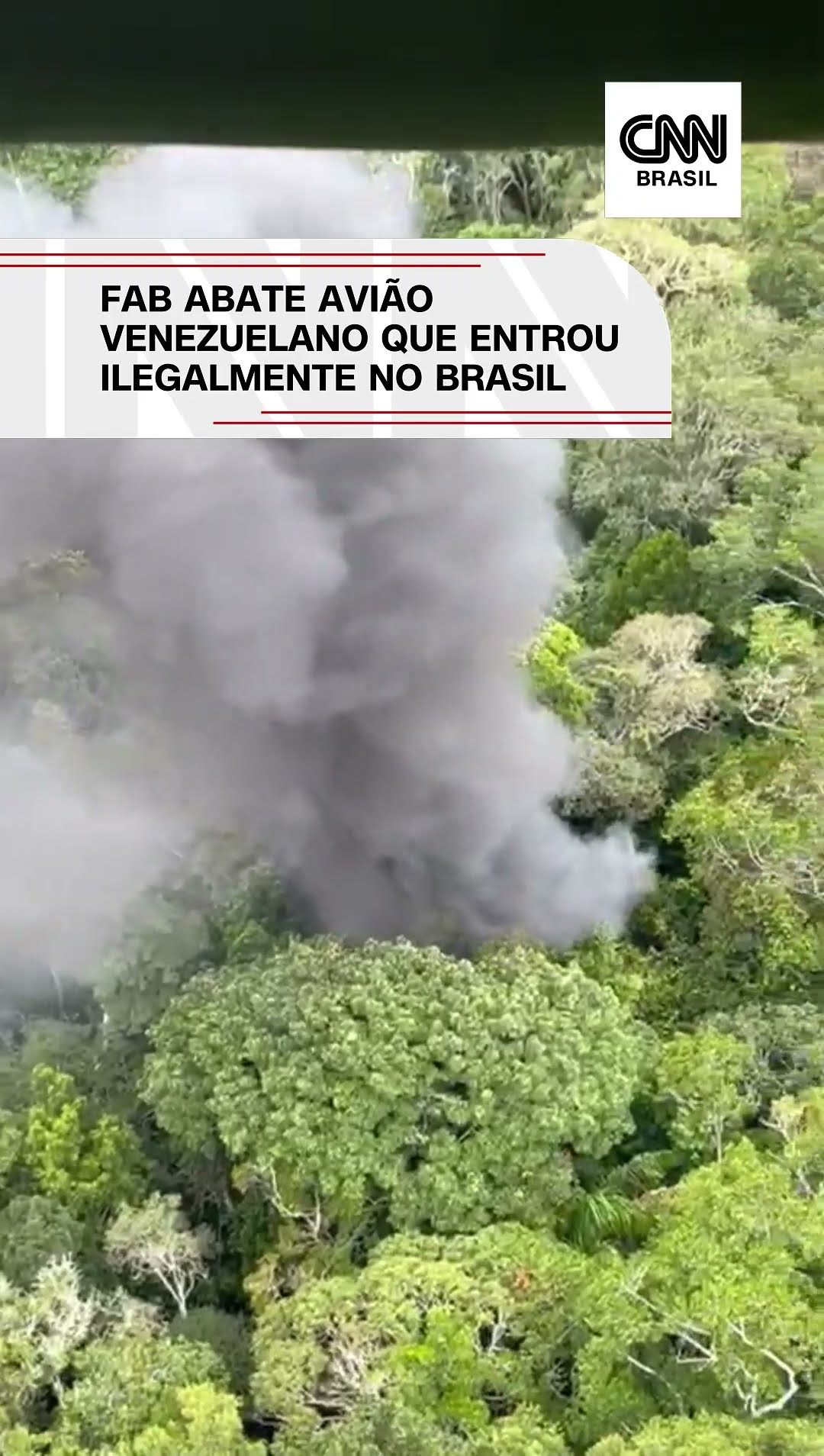 FAB abate avião venezuelano que entrou ilegalmente no Brasil #Shorts