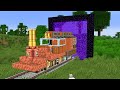 Create Mod Train through a Nether Portal?