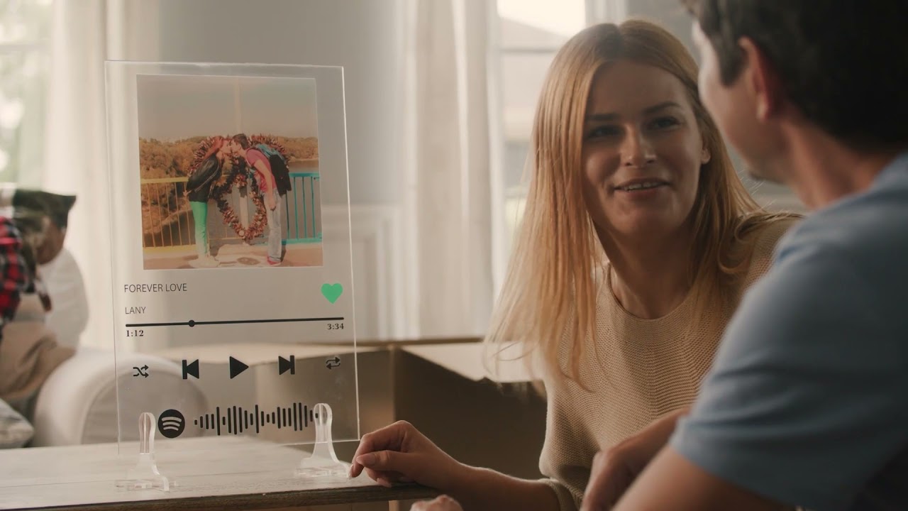 Spotify Music Plaque Preserve Favorite Song Everlasting Memories on Personalised Love Plaques