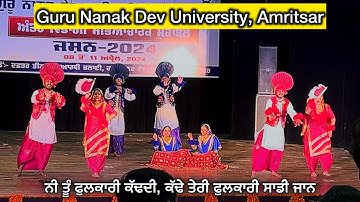 Full Video: Bhangra 😍 Creative Dance 🔥 ❤️|| Jashan 2024 || Guru Nanak Dev University || Folk Dance
