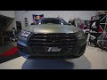 Audi sq5 matte military green vinyl wrap  sydney  best wrapped cars by vehicle wrap specialists