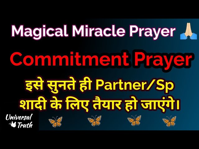 Shadi/Commitment/marriage manifest Prayer in hindi by Universal Truth. class=