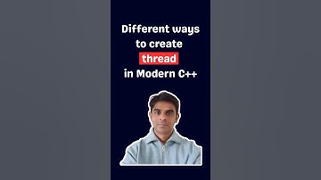 Different Ways to Create Thread In C++ | Threading in C++ #cplusplus
