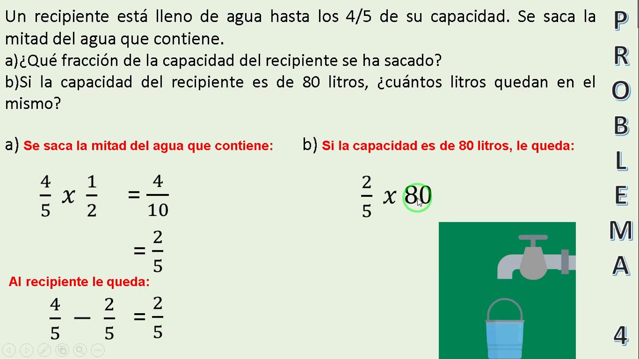 Problemas De Multiplicacion Y Division De Fracciones Resueltos Para Secundaria