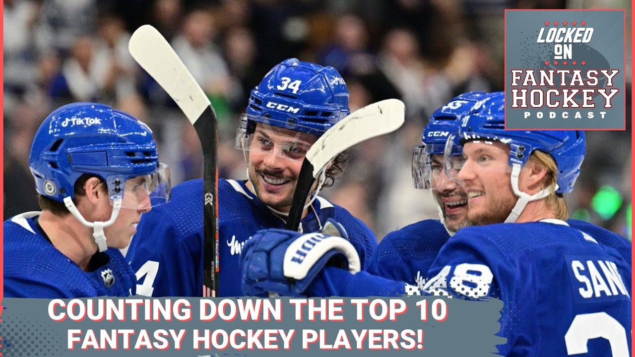 Top10 Countdown of the Best Fantasy Hockey Players in the NHL Today