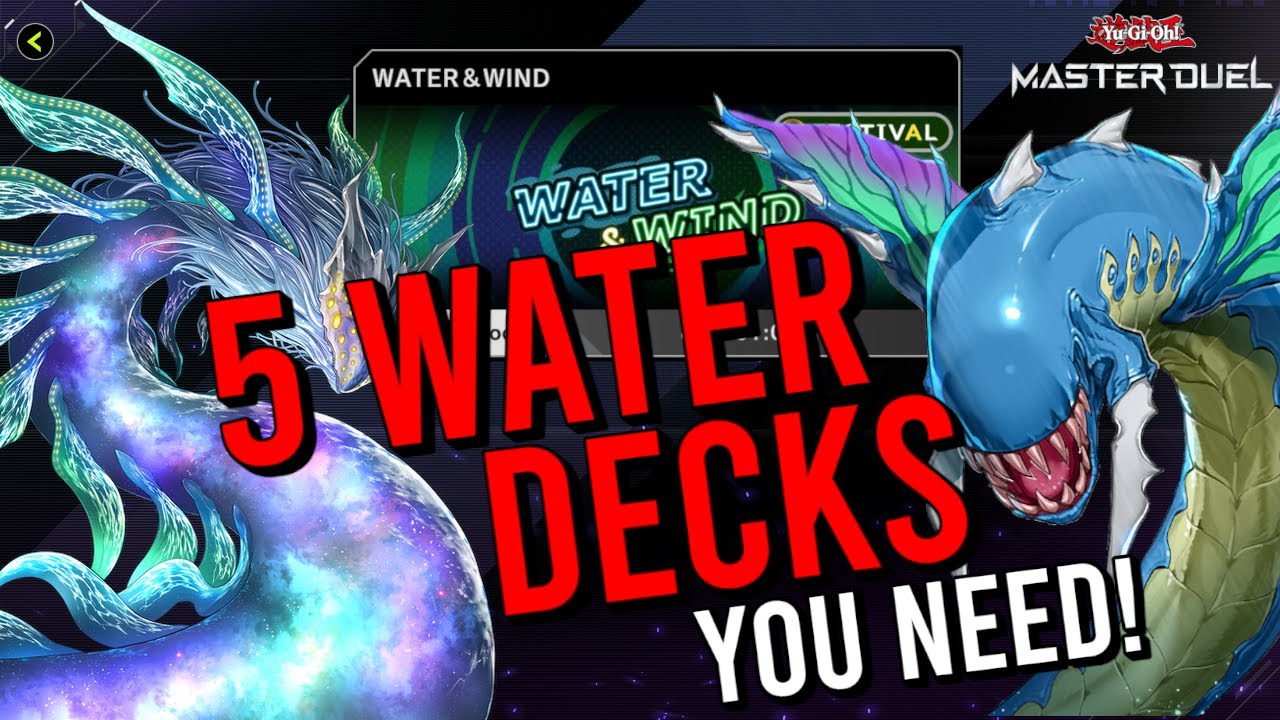 5 WATER DECKS FOR THE WATER & WIND EVENT!