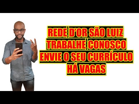 Vagas de emprego RJ, Niterói,  SP ... Rede D'Or São Luiz mais de 300 oportunidades envie currículo