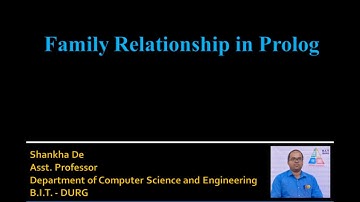 Family Relationship In Prolog