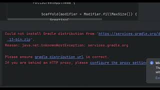 When Gradle tries to sync with no internet 😂
