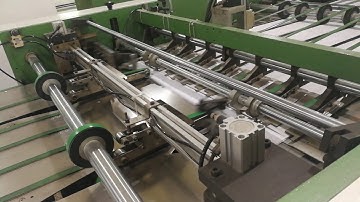 Fully Auto high speed  exercise book production line of flexo printing with saddle stitching