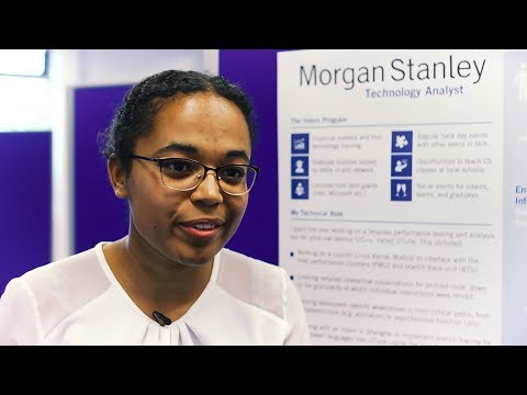 Developing new tools: Computer Science placement at Morgan Stanley