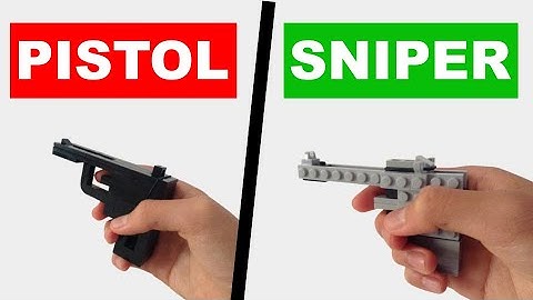 Easy LEGO Guns! - No Technic Pieces