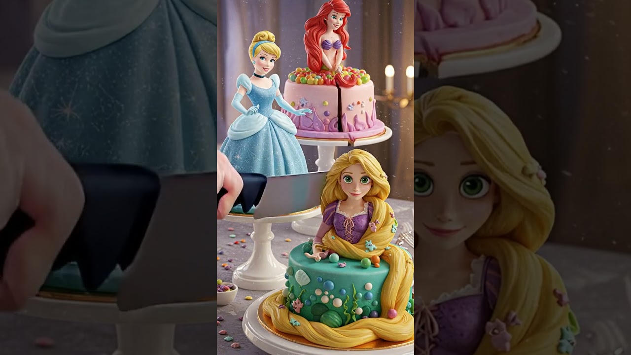Disney Princess Jellybean Cake Challenge!