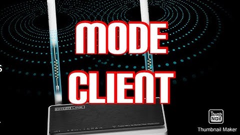 Toto n300rt || nembak mode client seting via hp