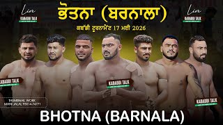 BHOTNA LIVE KABADDI CUP | LIVE KABADDI TODAY | PUNJAB KABADDI