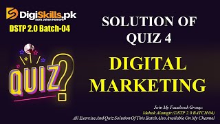digital marketing quiz 4 | dstp 2.0 batch 04 digital marketing quiz 4 solution 2023 screenshot 5