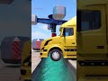 Truck vs Speed bumps | BeamNG Drive  #shortvideo #beamngdrive #simulation #india #truck #speedbump