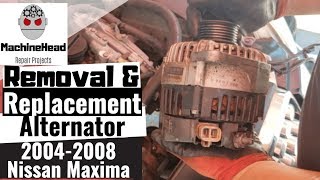 Athlete Statistics 2004-2008 Nissan Maxima Alternator Removal & Replacement