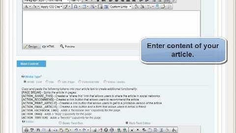 Posting an Article to Facebook and Twitter