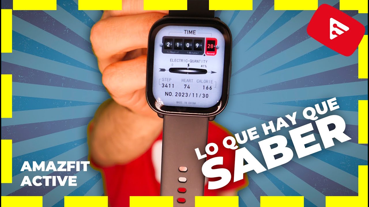 Primer contacto con el Amazfit Active: el reloj ultraligero de