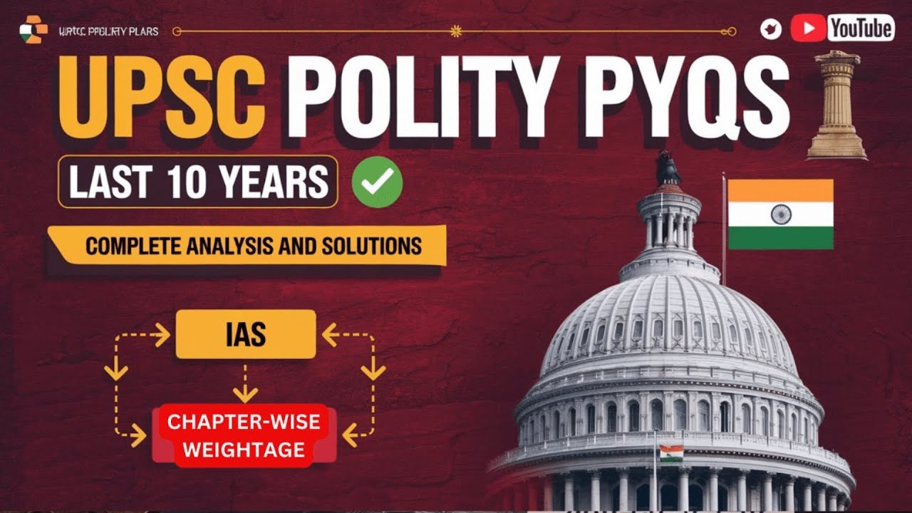 INDIAN POLITY PYQs IN ONE SHOT | UPSC PRELIMS | #ias #mlaxmikanth #upsc ...