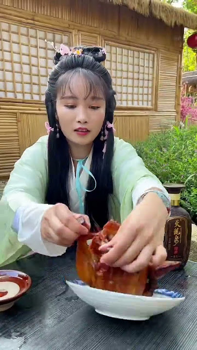 Qiao Feng was finally able to live a simple life with A Zhu with the man farming and the woman