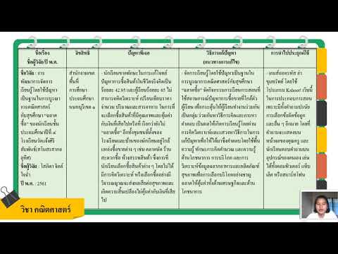 วิจัยชั้นประถมศึกษาปีที่ 4