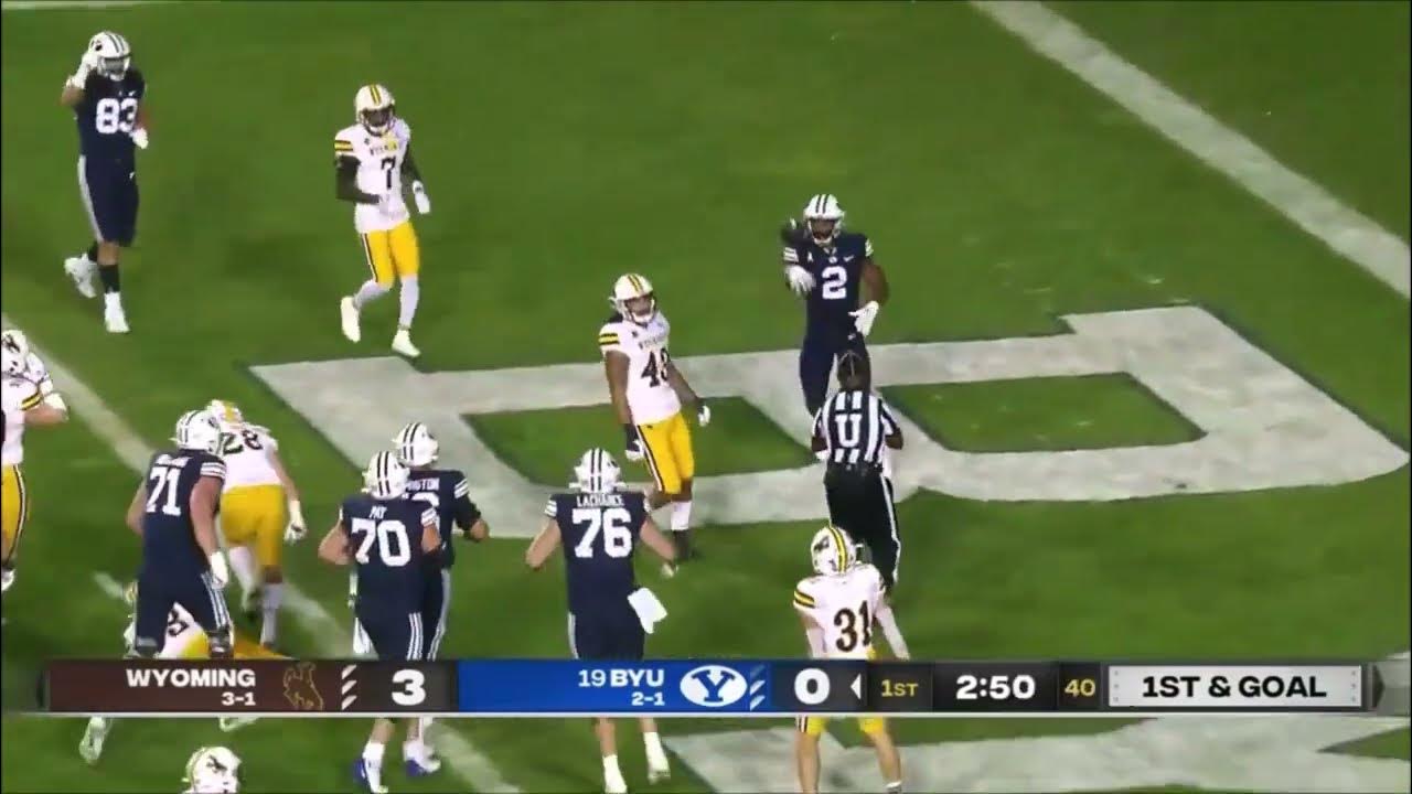 19 BYU vs Wyoming Week 4 College Football Scoring Plays 20222023 19 BYU vs Wyoming Week 4 College Football Scoring Plays 20222023