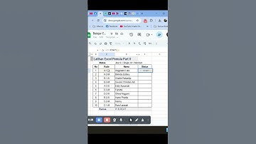 🔍 Rumus IF + RIGHT di Excel | Menentukan Status Karyawan Otomatis!