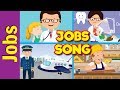 Jobs song for kids  what do you do  occupations  kindergarten preschool esl  fun kids english