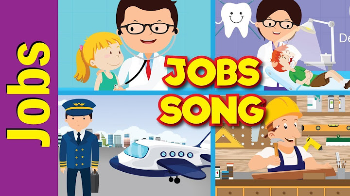 Jobs Song for Kids | co děláš? | Povolání | Mateřská škola, školka, ESL | Zábavná dětská angličtina