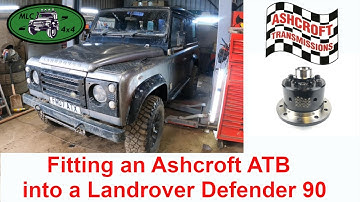 Fitting an Ashcroft ATB into a Landrover Defender 90