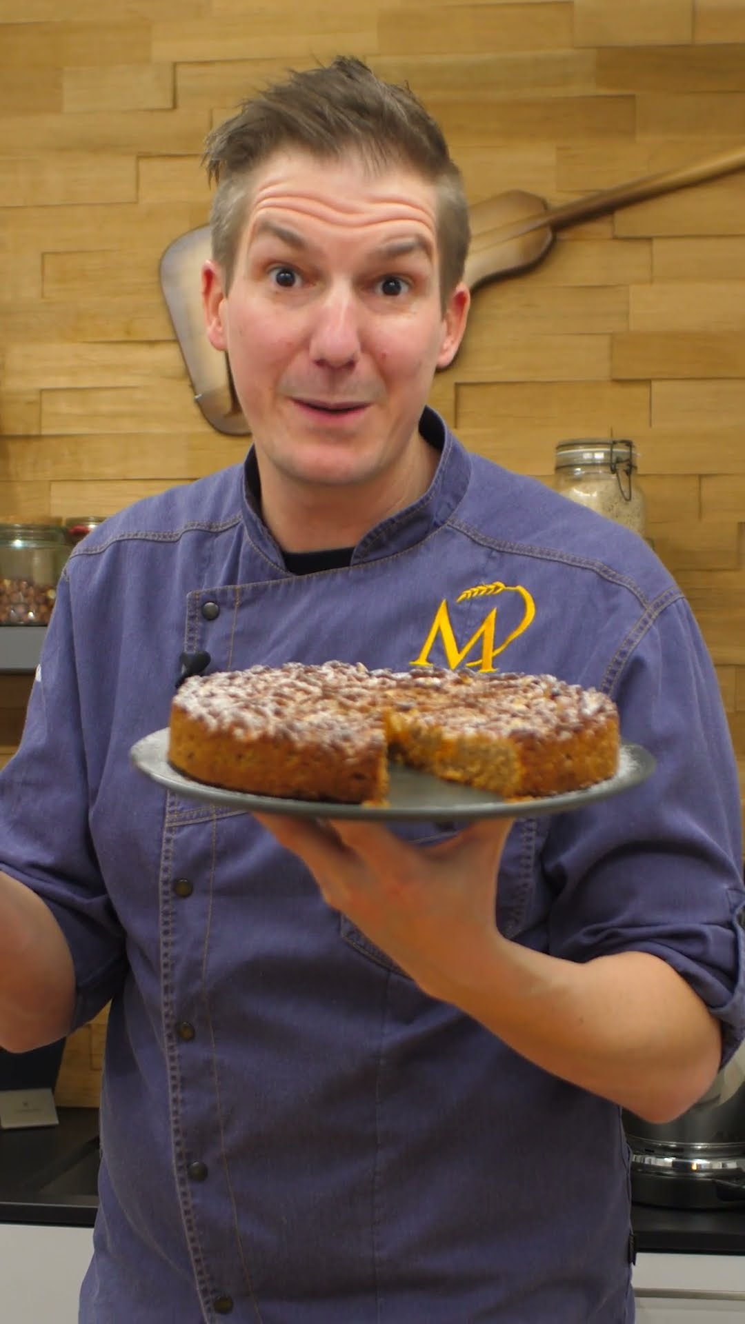 Falsche Linzertorte mit Aprikosenmarmelade und Vollkornmehl #shorts # ...