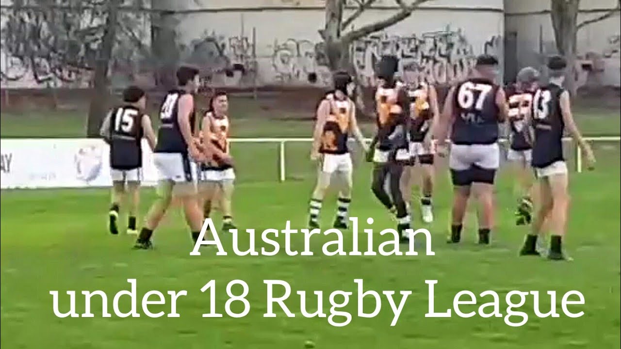 Australian under 18 Rugby League 2022 YouTube
