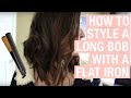 How to Style a Long Bob with a Flat Iron