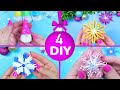 4 CHRISTMAS DECORATIONS IDEAS 2024 - CHRISTMAS ORNAMENTS DIY
