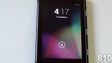 Android 4.2 Jelly Bean (Nexus 7) Hands-on