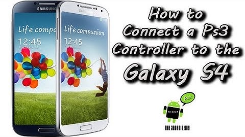 How to Connect a Galaxy S4 to a PS3 Controller