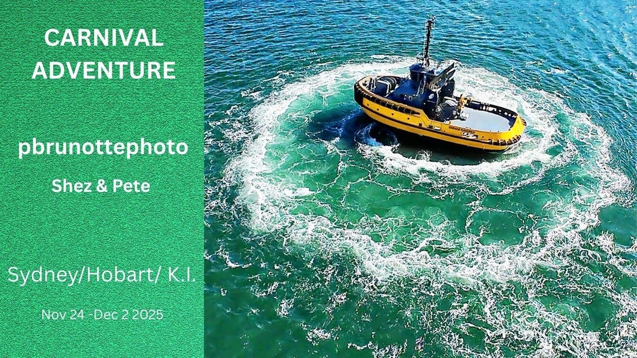 Ex P&O Now Carnival Adventure Cruise Sydney to Tasmania and Kangaroo Island..Nov 2025