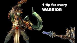 1 tip for every warrior in SMITE